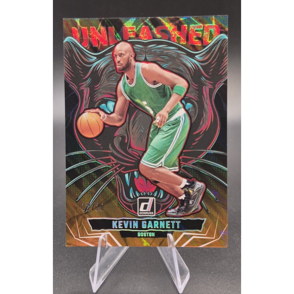 2025-2026 Donruss Kevin Garnett #15 Unleashed Orange Lava /20 Boston Celtics SSP